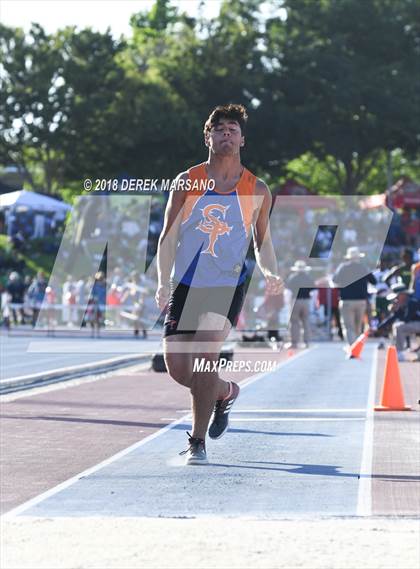 Thumbnail 2 in CIF State Track and Field Championships (Boys Triple Jump Qualifying) photogallery.