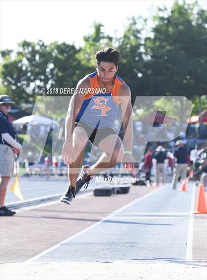 Thumbnail 2 in CIF State Track and Field Championships (Boys Triple Jump Qualifying) photogallery.