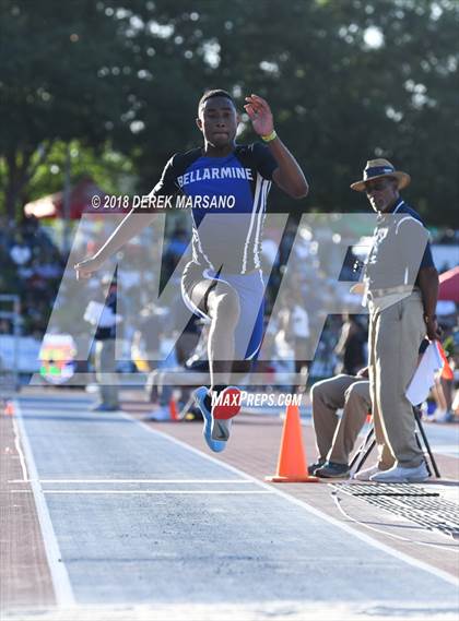 Thumbnail 2 in CIF State Track and Field Championships (Boys Triple Jump Qualifying) photogallery.