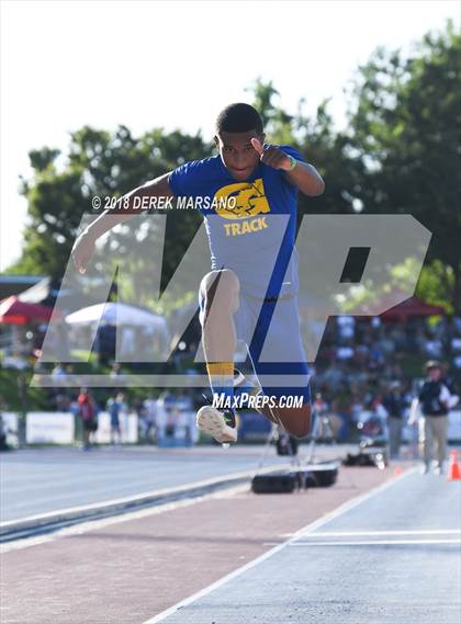Thumbnail 1 in CIF State Track and Field Championships (Boys Triple Jump Qualifying) photogallery.