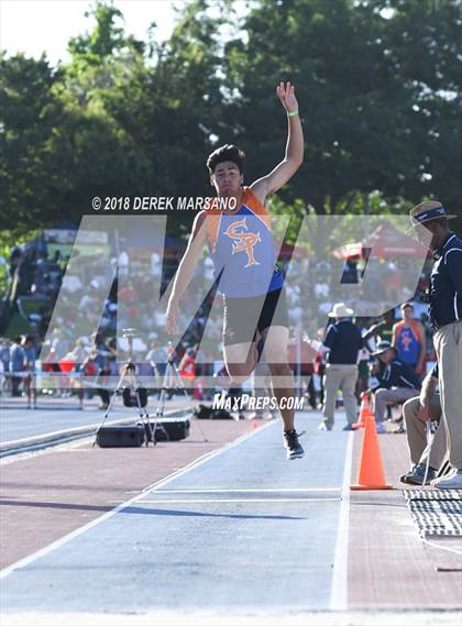 Thumbnail 3 in CIF State Track and Field Championships (Boys Triple Jump Qualifying) photogallery.