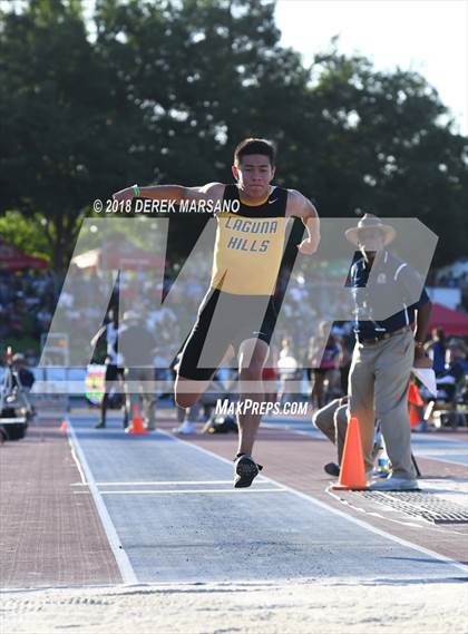 Thumbnail 1 in CIF State Track and Field Championships (Boys Triple Jump Qualifying) photogallery.