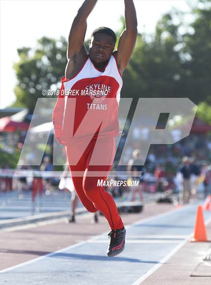 Thumbnail 2 in CIF State Track and Field Championships (Boys Triple Jump Qualifying) photogallery.