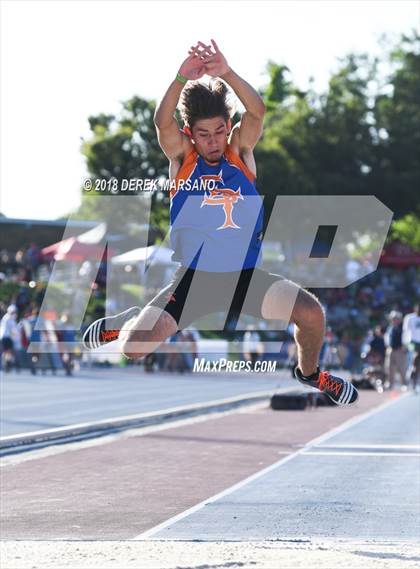 Thumbnail 2 in CIF State Track and Field Championships (Boys Triple Jump Qualifying) photogallery.
