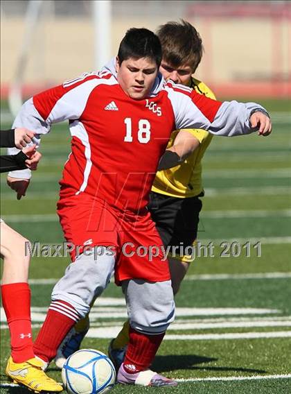 Thumbnail 1 in FW Lake Country Christian vs Dallas Lutheran (Tapps Division lll Area Final) photogallery.
