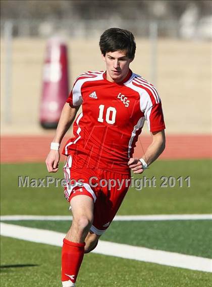 Thumbnail 2 in FW Lake Country Christian vs Dallas Lutheran (Tapps Division lll Area Final) photogallery.