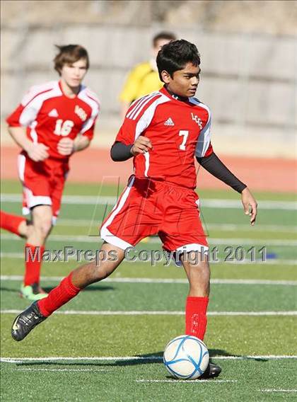 Thumbnail 1 in FW Lake Country Christian vs Dallas Lutheran (Tapps Division lll Area Final) photogallery.