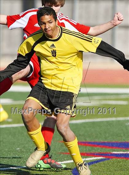 Thumbnail 3 in FW Lake Country Christian vs Dallas Lutheran (Tapps Division lll Area Final) photogallery.