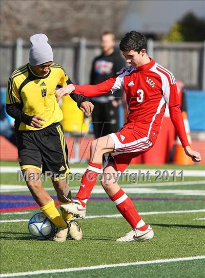 Thumbnail 3 in FW Lake Country Christian vs Dallas Lutheran (Tapps Division lll Area Final) photogallery.