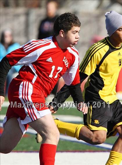 Thumbnail 2 in FW Lake Country Christian vs Dallas Lutheran (Tapps Division lll Area Final) photogallery.