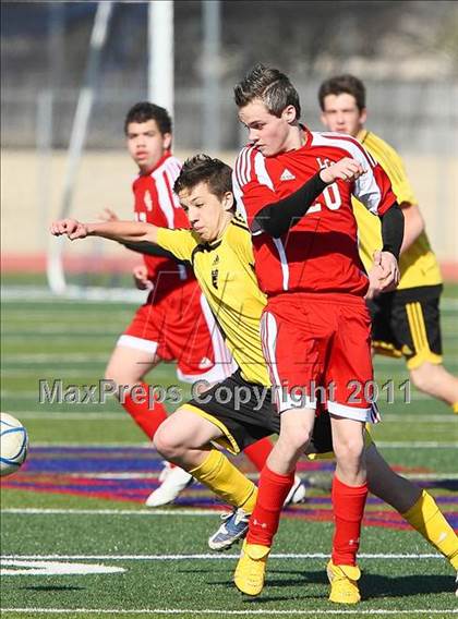 Thumbnail 3 in FW Lake Country Christian vs Dallas Lutheran (Tapps Division lll Area Final) photogallery.