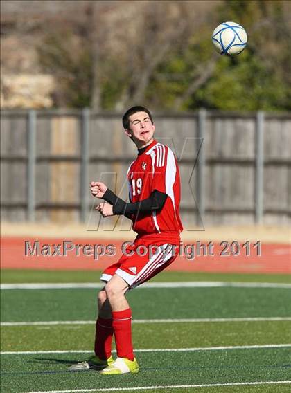 Thumbnail 2 in FW Lake Country Christian vs Dallas Lutheran (Tapps Division lll Area Final) photogallery.