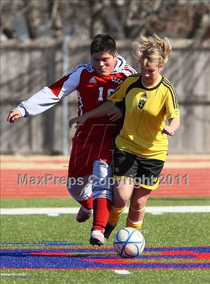 Thumbnail 1 in FW Lake Country Christian vs Dallas Lutheran (Tapps Division lll Area Final) photogallery.