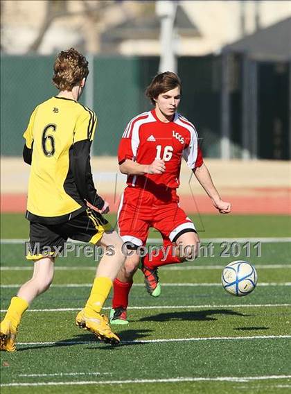 Thumbnail 1 in FW Lake Country Christian vs Dallas Lutheran (Tapps Division lll Area Final) photogallery.