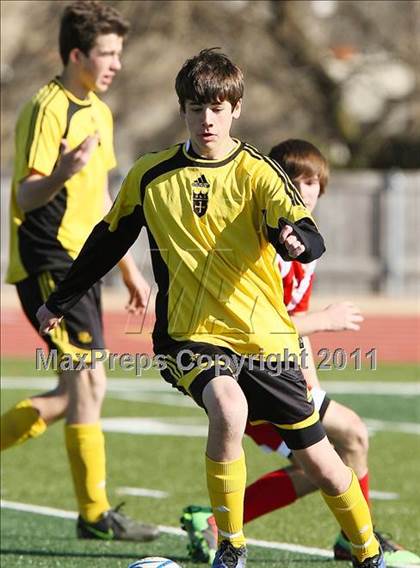 Thumbnail 2 in FW Lake Country Christian vs Dallas Lutheran (Tapps Division lll Area Final) photogallery.