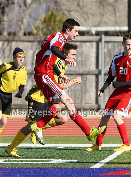 Thumbnail 1 in FW Lake Country Christian vs Dallas Lutheran (Tapps Division lll Area Final) photogallery.