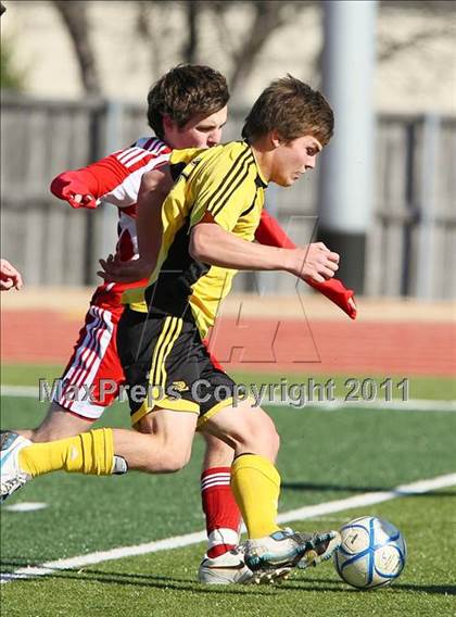 Thumbnail 3 in FW Lake Country Christian vs Dallas Lutheran (Tapps Division lll Area Final) photogallery.