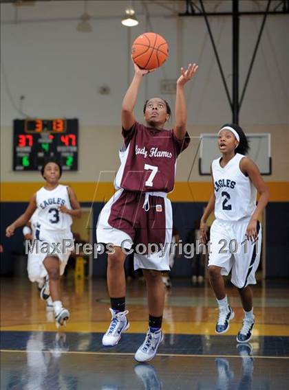 Thumbnail 2 in Upper Room Christian Academy vs West Oaks (MLK Basketball Classic) photogallery.