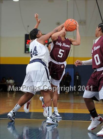 Thumbnail 2 in Upper Room Christian Academy vs West Oaks (MLK Basketball Classic) photogallery.