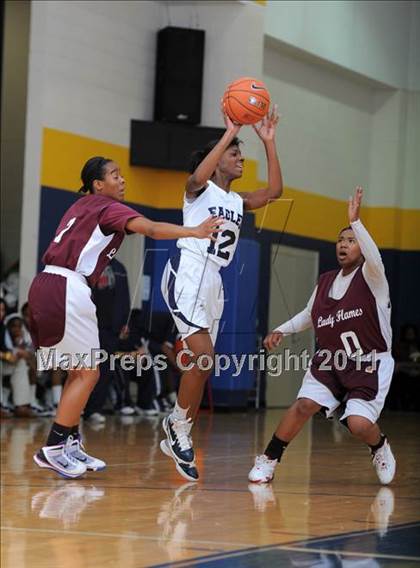 Thumbnail 2 in Upper Room Christian Academy vs West Oaks (MLK Basketball Classic) photogallery.