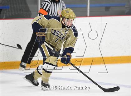 Thumbnail 2 in Notre Dame Catholic vs. Glastonbury (CIAC D1 Quarterfinal) photogallery.