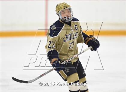 Thumbnail 3 in Notre Dame Catholic vs. Glastonbury (CIAC D1 Quarterfinal) photogallery.