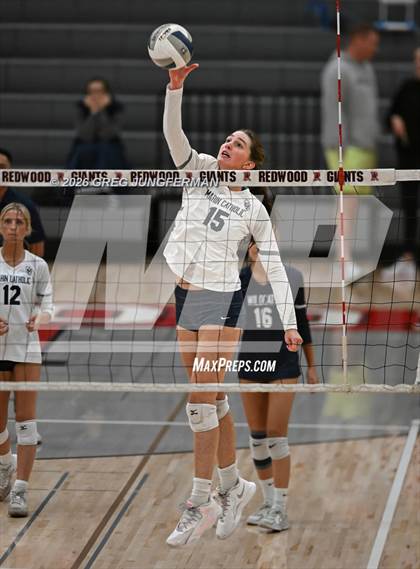 Thumbnail 2 in Marin Catholic vs Branson photogallery.