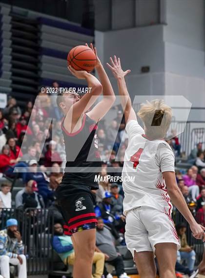 Thumbnail 3 in Lawrence North vs Brownstown Central (Sneakers for Santa Shootout) photogallery.