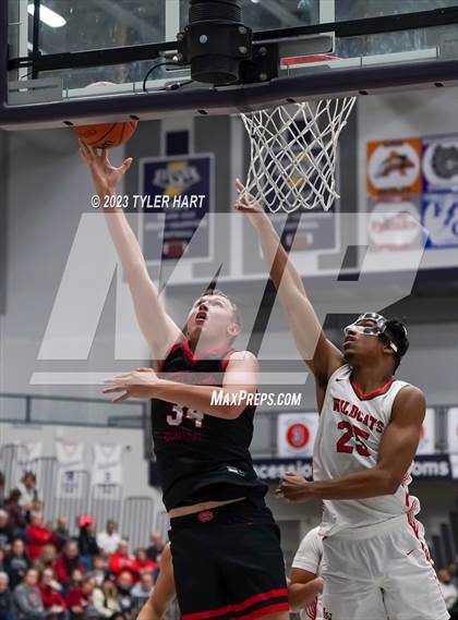 Thumbnail 2 in Lawrence North vs Brownstown Central (Sneakers for Santa Shootout) photogallery.