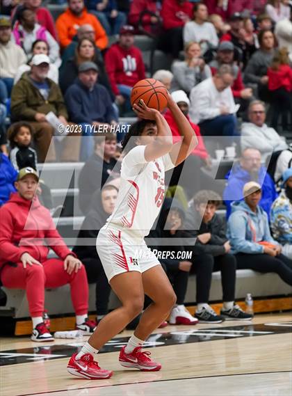 Thumbnail 2 in Lawrence North vs Brownstown Central (Sneakers for Santa Shootout) photogallery.