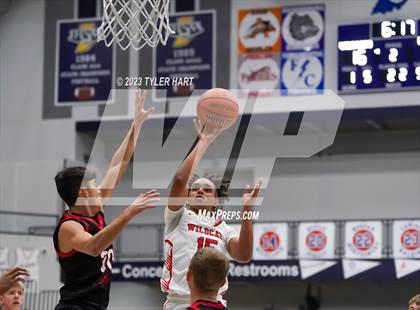 Thumbnail 1 in Lawrence North vs Brownstown Central (Sneakers for Santa Shootout) photogallery.