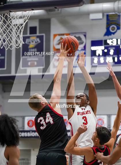 Thumbnail 1 in Lawrence North vs Brownstown Central (Sneakers for Santa Shootout) photogallery.