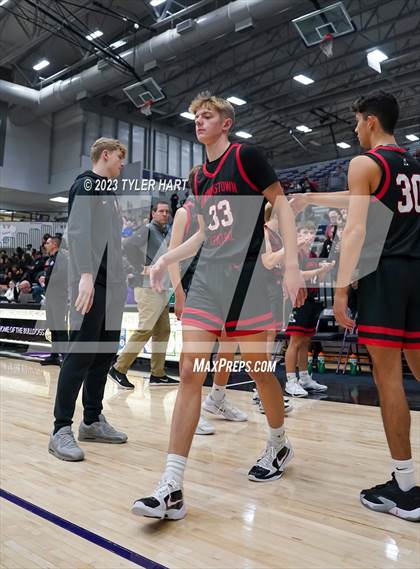 Thumbnail 2 in Lawrence North vs Brownstown Central (Sneakers for Santa Shootout) photogallery.