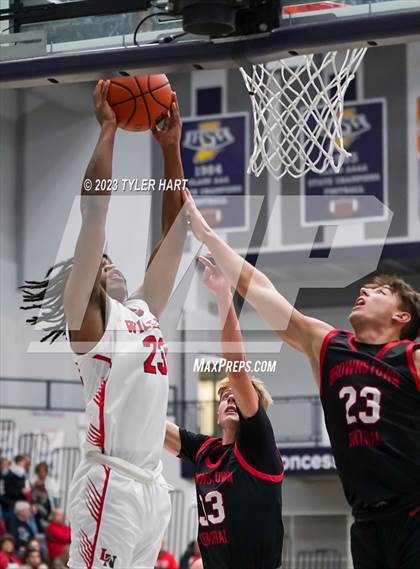 Thumbnail 1 in Lawrence North vs Brownstown Central (Sneakers for Santa Shootout) photogallery.