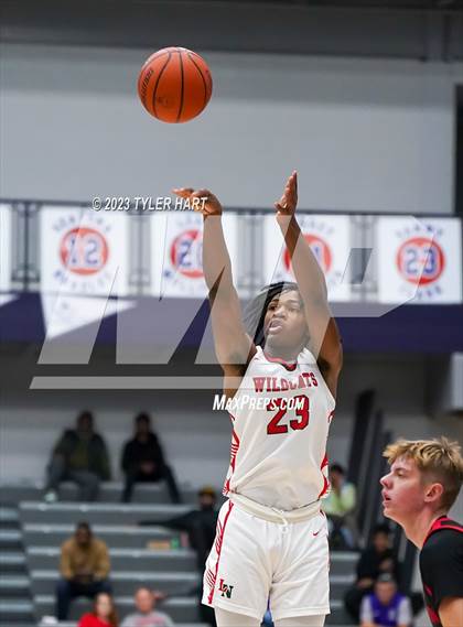 Thumbnail 1 in Lawrence North vs Brownstown Central (Sneakers for Santa Shootout) photogallery.