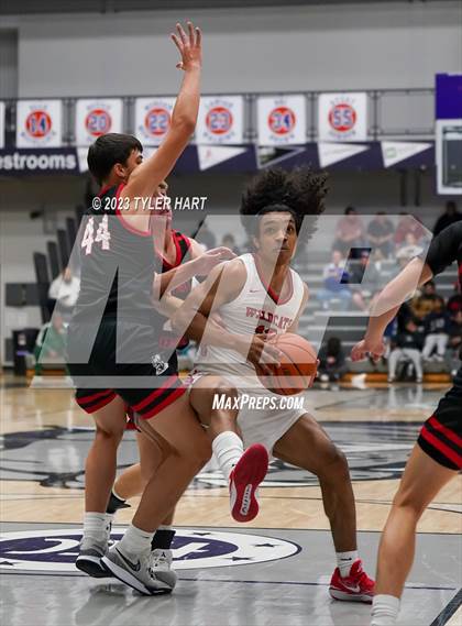 Thumbnail 1 in Lawrence North vs Brownstown Central (Sneakers for Santa Shootout) photogallery.