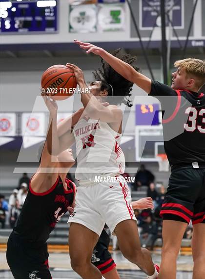 Thumbnail 2 in Lawrence North vs Brownstown Central (Sneakers for Santa Shootout) photogallery.