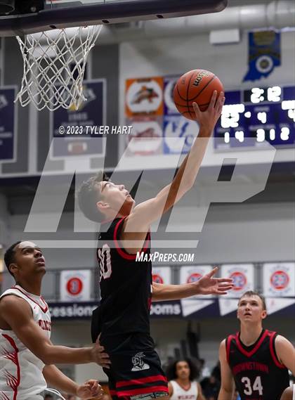 Thumbnail 3 in Lawrence North vs Brownstown Central (Sneakers for Santa Shootout) photogallery.