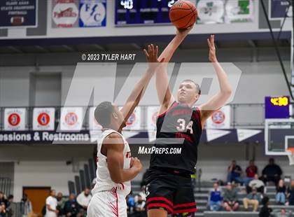 Thumbnail 2 in Lawrence North vs Brownstown Central (Sneakers for Santa Shootout) photogallery.