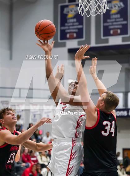 Thumbnail 1 in Lawrence North vs Brownstown Central (Sneakers for Santa Shootout) photogallery.