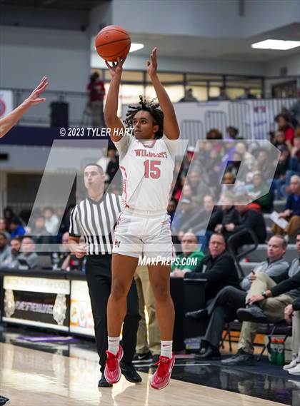 Thumbnail 2 in Lawrence North vs Brownstown Central (Sneakers for Santa Shootout) photogallery.