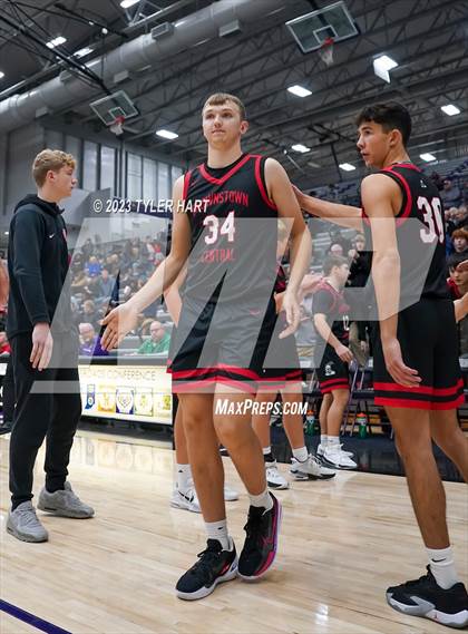 Thumbnail 1 in Lawrence North vs Brownstown Central (Sneakers for Santa Shootout) photogallery.