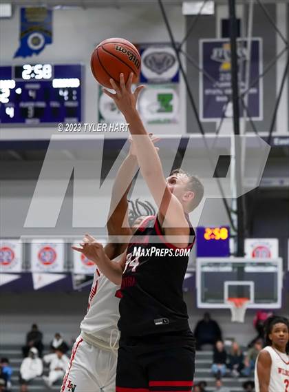 Thumbnail 3 in Lawrence North vs Brownstown Central (Sneakers for Santa Shootout) photogallery.