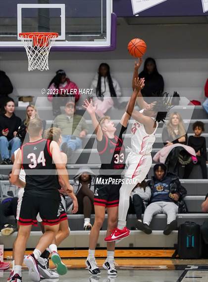 Thumbnail 2 in Lawrence North vs Brownstown Central (Sneakers for Santa Shootout) photogallery.