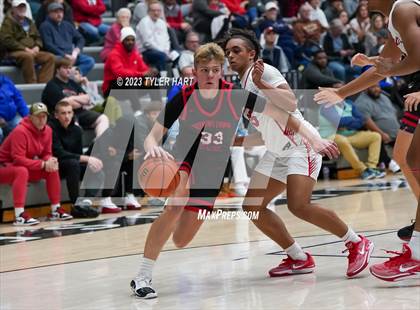 Thumbnail 2 in Lawrence North vs Brownstown Central (Sneakers for Santa Shootout) photogallery.