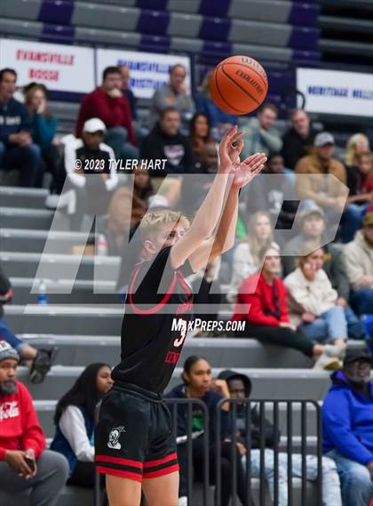 Thumbnail 2 in Lawrence North vs Brownstown Central (Sneakers for Santa Shootout) photogallery.
