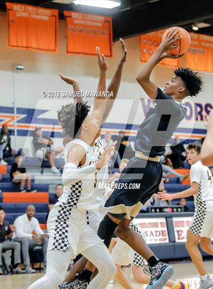 Thumbnail 2 in Crespi vs  Notre Dame (SO) (4th Annual West Valley Thanksgiving Tip-Off Classic) photogallery.