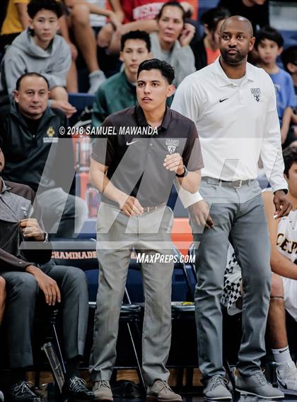 Thumbnail 3 in Crespi vs  Notre Dame (SO) (4th Annual West Valley Thanksgiving Tip-Off Classic) photogallery.