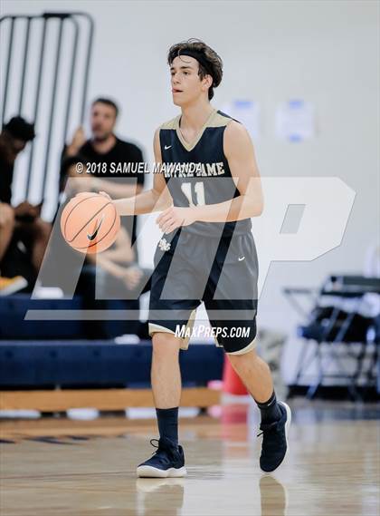 Thumbnail 2 in Crespi vs  Notre Dame (SO) (4th Annual West Valley Thanksgiving Tip-Off Classic) photogallery.