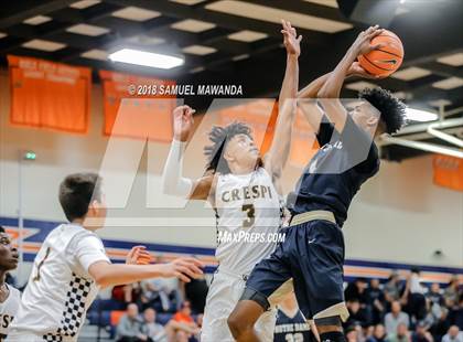 Thumbnail 2 in Crespi vs  Notre Dame (SO) (4th Annual West Valley Thanksgiving Tip-Off Classic) photogallery.